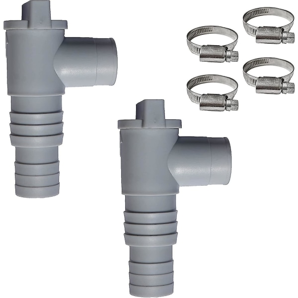 Bestway Poolsun Service/afspærringsventil til swimmingpools med 32 mm slangetilslutning