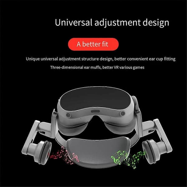 Til PICO4 Ultra VR Headset Ørekopper til at Forbedre Lydeffekter
