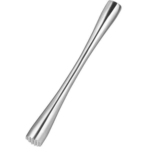 Rustfrit Cocktail Muddler i rustfrit stål - Blender til Mojito Isknuser - Lille Isknuser 26cm