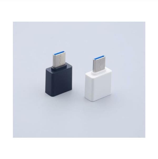 USB Type-C - USB 3.0 -sovitin (musta) 10 kpl:n pakkaus otg-sovittimia