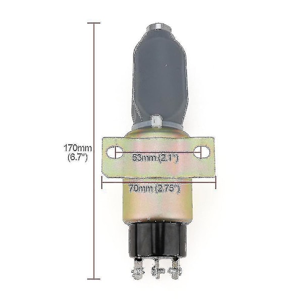 3864274 1751-24e Stop Shut Off Solenoid Sa-3766t 24v Cumminsille, uusi