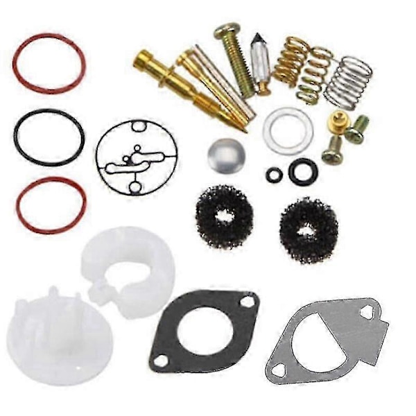 Ruohonleikkurin kaasuttimen korjaussarja Carb-uudistussarja Briggs & Stratton 11hv-19hv 796184 Master Overh