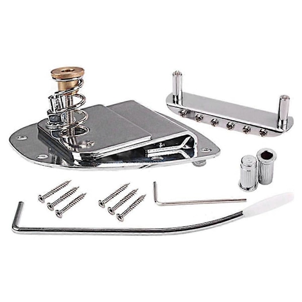 Metall Tremolo Stall Skruvar Nycklar för Jazzmaster Gitarr Ersättnings Tillbehör Enkel Användning