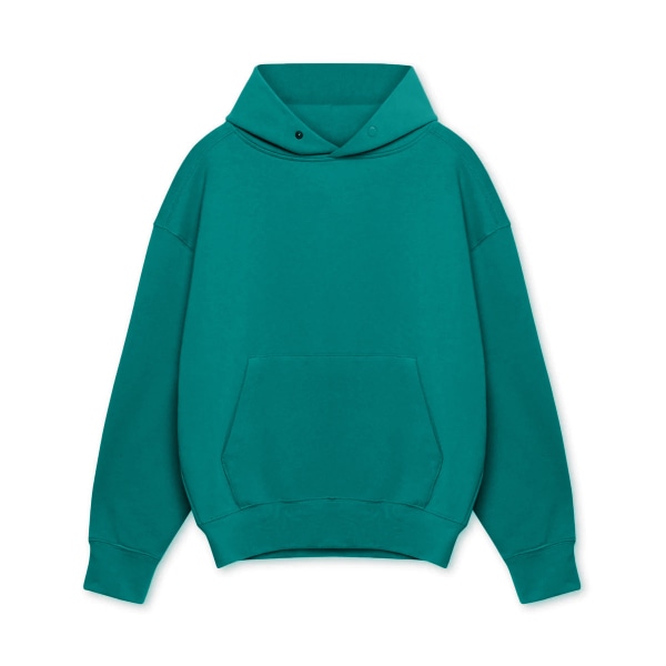 Enfärgade oversized hoodies för män och kvinnor S