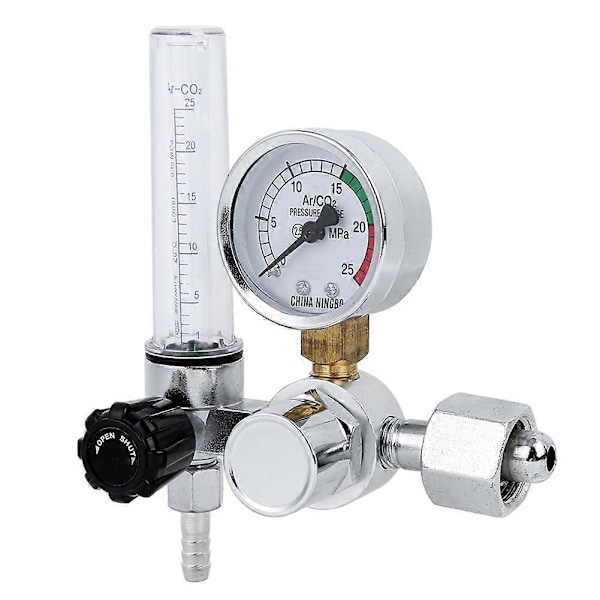 0-25MPa Argon Flow Meter Trykregulator Måler Til Svejsning Mig Tig Svejsning G5/8