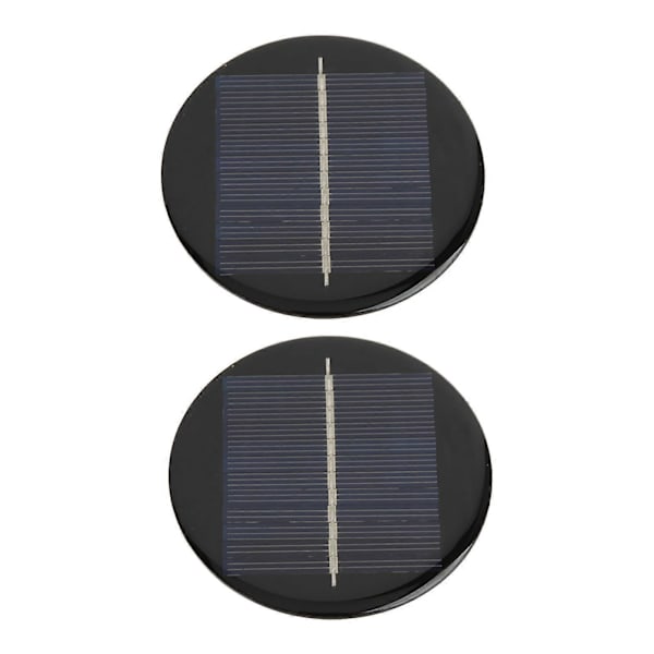 20242 st Solpanel 6V Rund 80mm Hög Konverteringsgrad Bra Ljustransmission Polysilikon Solcellspanel
