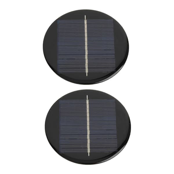 20242 stk. solcellepanel 6V Rund 80mm Høy Konverteringsrate God Lystransmisjon Polysilisium Solcellepanel