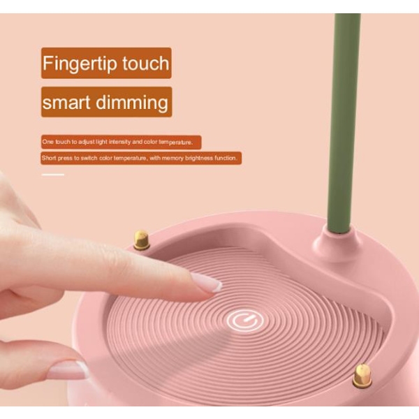 LED sengelampe til skrivebord, foldbar sovesal natlampe