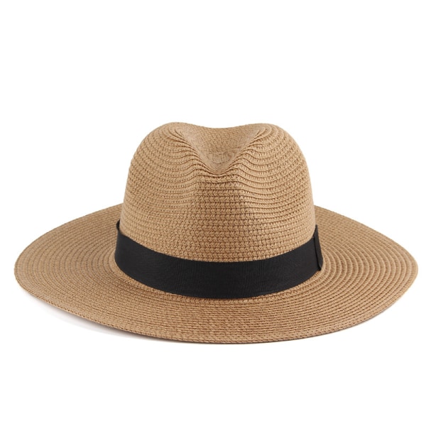 Perinteinen Panama-hattu, käsin neulottu, unisex, muodikas aurinkohattu miehille ja naisille