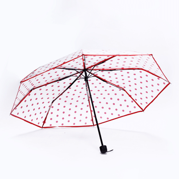 Foldeparaplyer Kompakte rejseparaplyer Bærbare paraplyer,