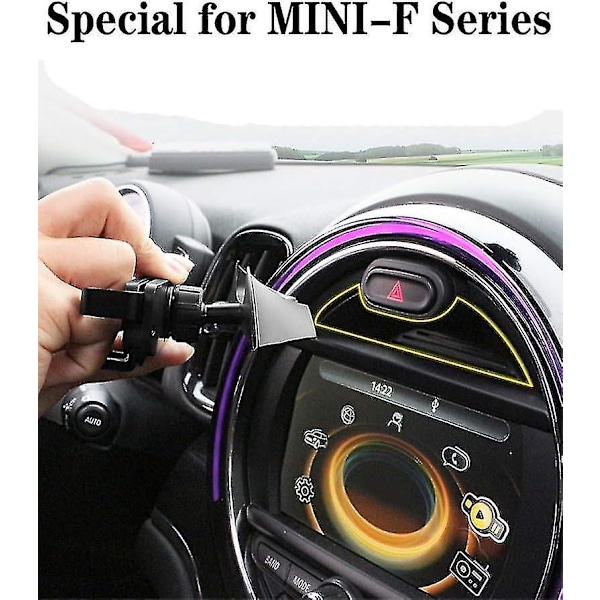 Mobiltelefonholder for Mini Cooper S Jcw One F54 F55 F56 F57 F60, Spesial navigasjonsmobiltelefonholder for sentral kontrollskjerm