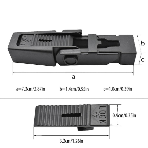 2 st främre torkarblad arm lås clip för Land Ii Range L322 Dkw100020