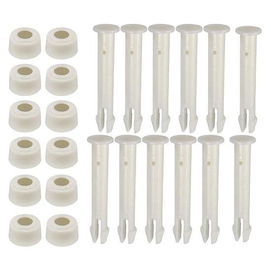 12 stk. plastikstifter til Intex runde metalrammepools, reservedele til poolforbindelser 6cm2.36in STIFT