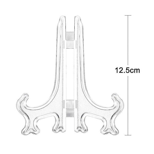 12 stk. Plast Easel Plate Stativ, Plate Stativ, Foldbare