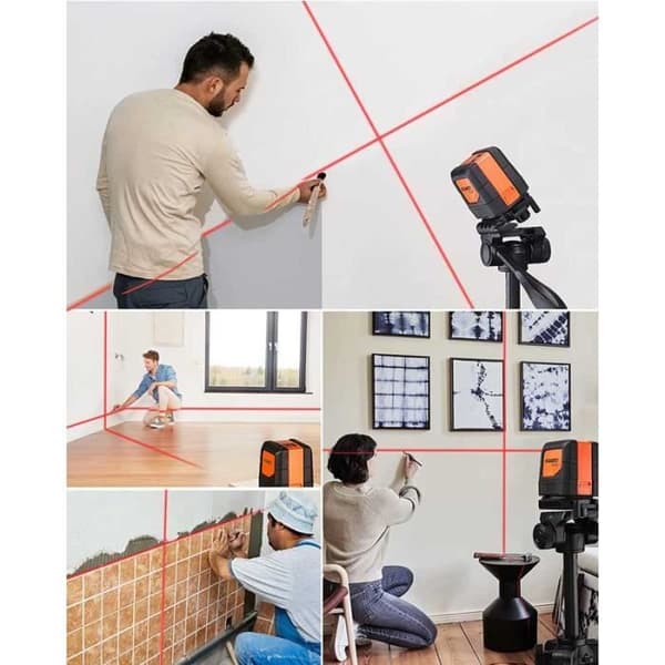 SC-L01 Laserniveau - Selvnivellerende - 360° - IP54