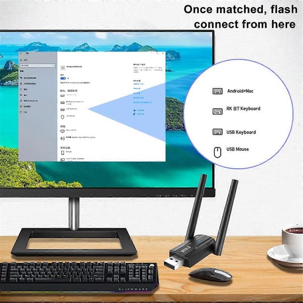 150M Bluetooth 5.3 -sovitin, ilmainen ajuri, USB Bluetooth -dongle-sovitin
