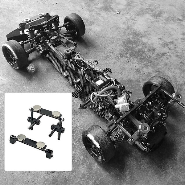 Litteä magneetti RC-auton korin kiinnityssarjaan Tamiya TT01 TT02 HPI Sakura 1/10 RC-kilpa-autolle