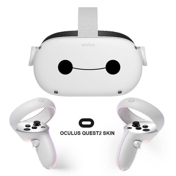 Gäller Oculus Quest2 Vr Glasögon Handtag Tecknad Klistermärke Film 3d Kroppskänsla Spelskydd Klistermärke