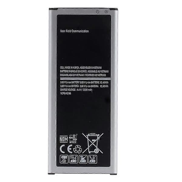 För Samsung Galaxy Note 4 3.85V 3220mAh Uppladdningsbart Li-ion Batteri (Encode: