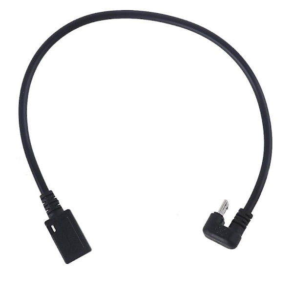 Universell 180 graders Micro USB hane till hona förlängningskabel för mobiltelefon