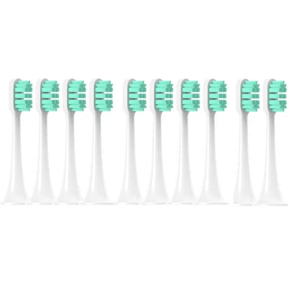 Erstatningsbørstehoder for Mijiat300/t500 elektrisk tannbørste Myke børstemunnstykker med hetter forseglet pakke,c