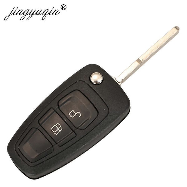 2BT 434Mhz 4D63 Fjärrkontroll Vikbar Bilnyckel För Ford Ranger C-Max Focus Grand C-Max Mondeo 5WK50165 5WK50166 5WK50168 5WK50169