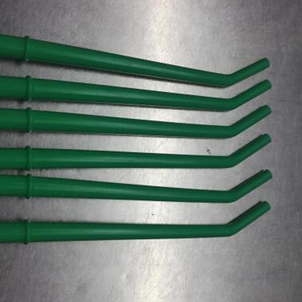 25pcs Disposable Dental Surgical Aspirator Suction Tubes Dental Saliva Ejector Dental Materials (Green)