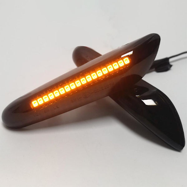 Led dynamisk blinkers sidomarkör sekventiell blinkerslampa för - 1 3 5 X-serien E46 E60 E82
