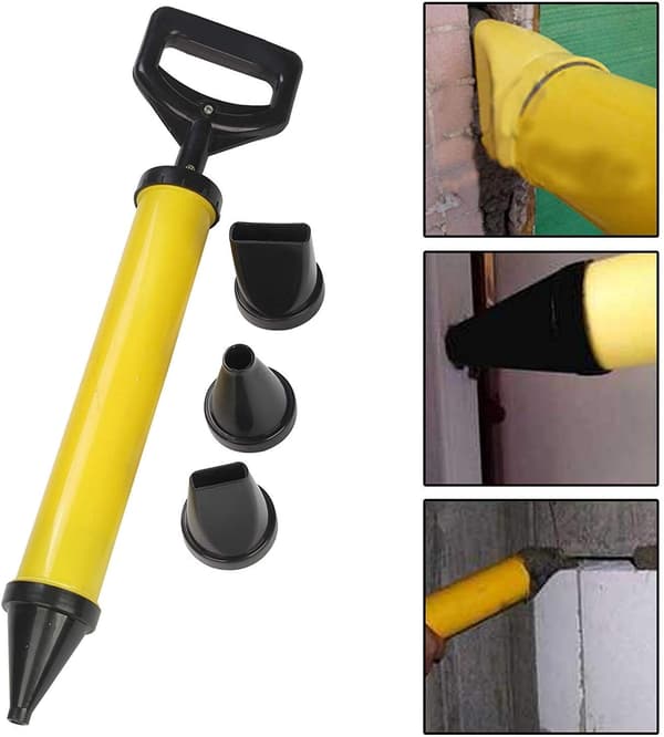 Mørtelpistol med 4 dyser