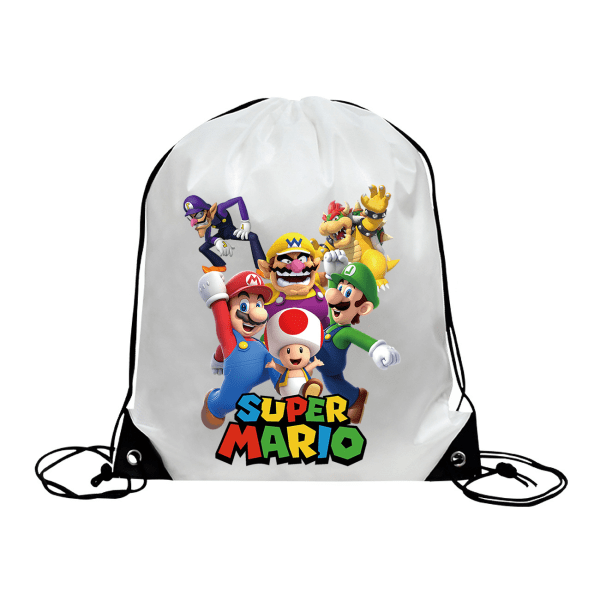 Super Mario Gym Bag Rygsæk med Sko Julegave Skoletaske