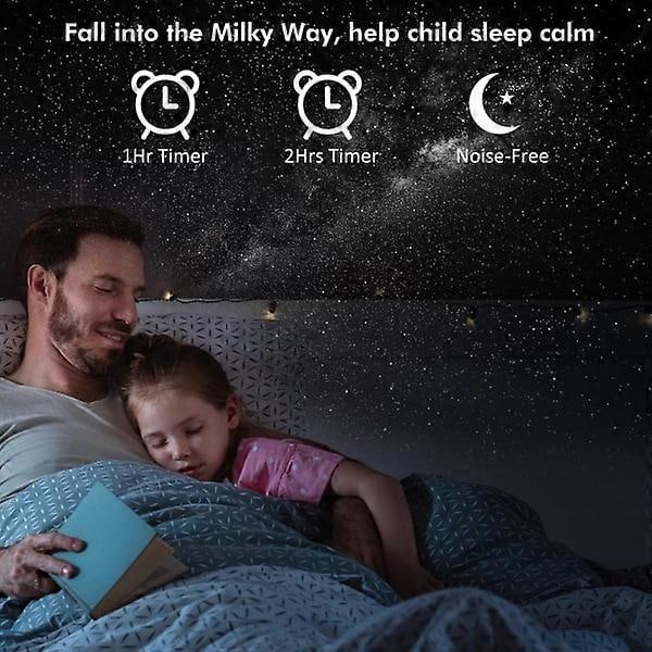 Ny 13 i 1 Planetarium Galaxy Stjerneprojektor Nattlys HD Stjerne Aurora Projektorlampe for Barnerom Hjemmefest Dekor