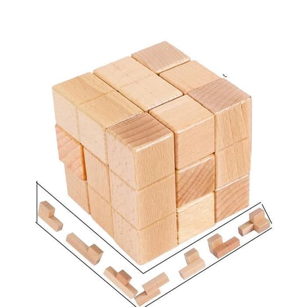 3D-puupalapeli aikuisille ja lapsille - Lahja miehille