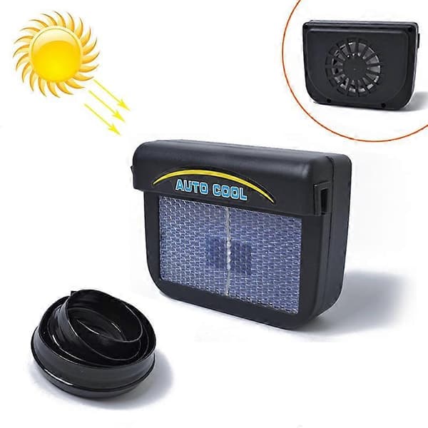 Bil Auto Solcelledrevet Kølig Luftventil Køleventilator