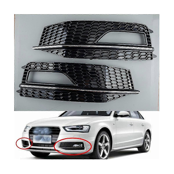 8k0807682 8k0807681 Dimljusgaller Bumper Dimljusram Bil För A4 B8 S4 2013-2015