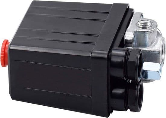 Kompressor trykafbryder 4 udgange - 90-120 PSI - 240 V - Premium kvalitet