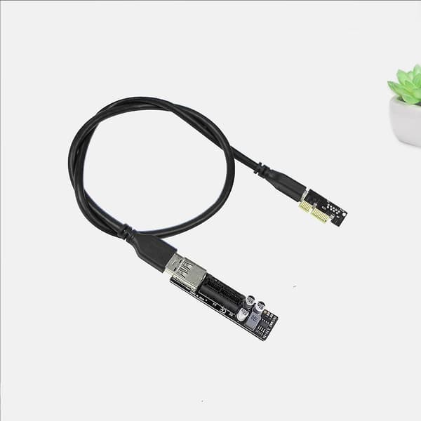 PCIE PCI-E PCI for Express X1 til PCIE X1 Riser Kort Høj Effektivitets Forlænger Ca