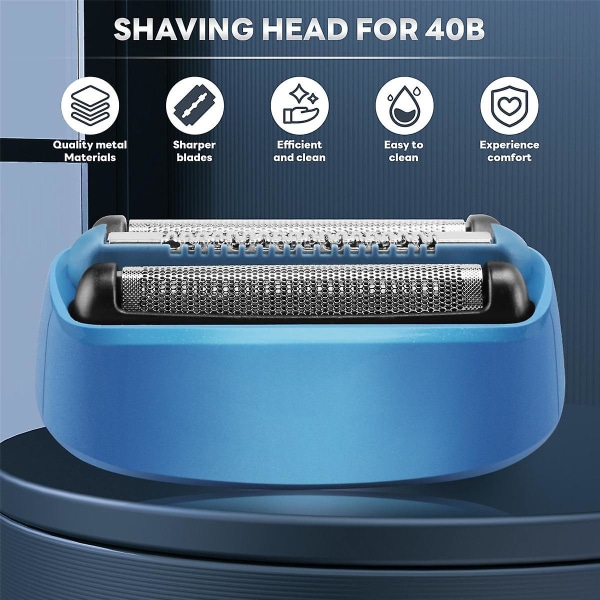 Reservedeler barberblad og skjærhode for Braun 40B barbermaskin CT2S CT2CC CT3CC CT4S CT4CC CT5CC CT6CC