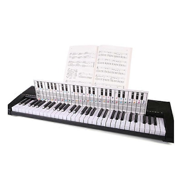 61 Tangenter 88 Tangenter Piano Keyboard Referensdiagram Fem Linjer Piano Referensdiagram Elektronisk Piano Finger