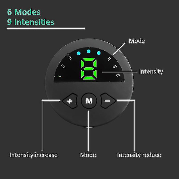 Elektrisk magebelte for slanking Smart magemuskelstimulator Abs-trener Fitnessvekt