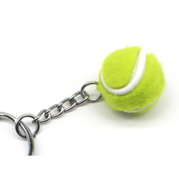 Nyckelring, Mini Tennisracket Nyckelring, Passar Sportbilsnyckelring, Blå