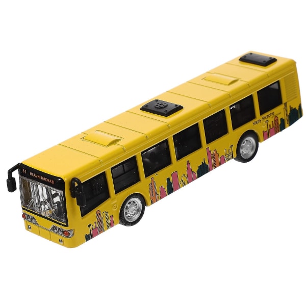 Simulering Bybus Model Træk tilbage Bus Legetøj Bil Legetøj Køretøjer Legetøj til børn