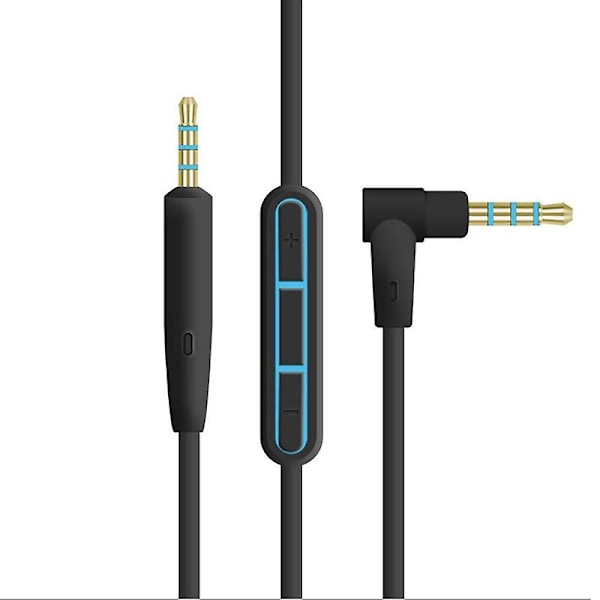 3,5 mm til 2,5 mm udskiftningslydkabel, QC25 QC35 Soundtrue OE2 lydkabel 3,5 til 2,5 hovedtelefonkabel