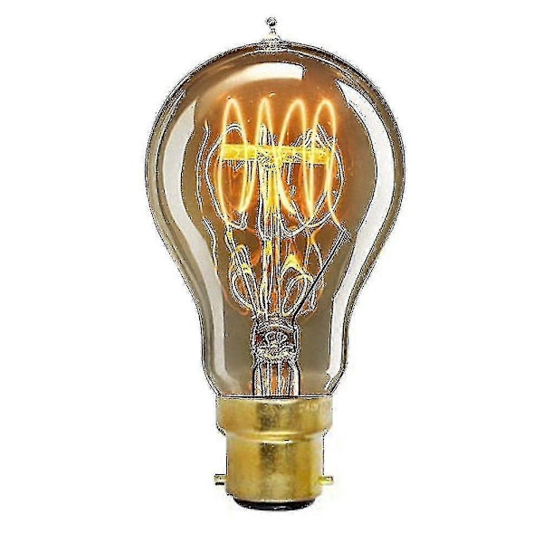 Vintage Bc B22 Bajonet Filament Pære 60w Retro Edison Pære