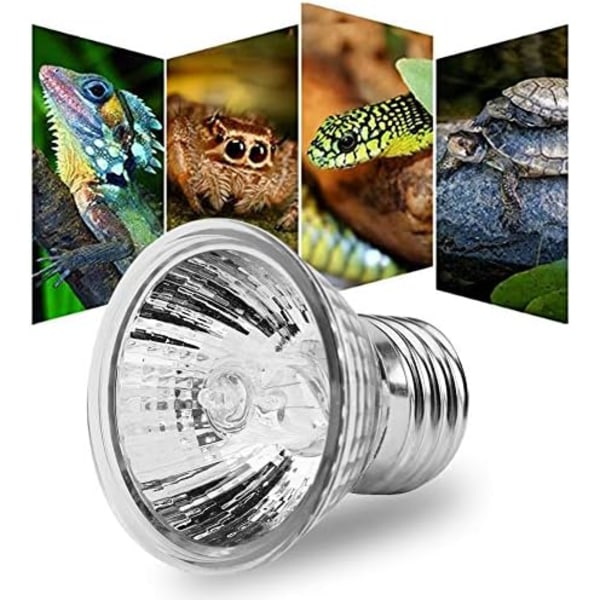 Skilpadde varmepære varmeavgivende lampe E27 110V 25W for reptiler og amfibier eller kjæledyr (25W)