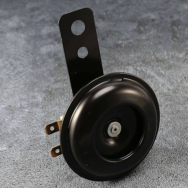 2x 6v musta sähkötorvi autoon, moottoripyörään, kuorma-autoon
