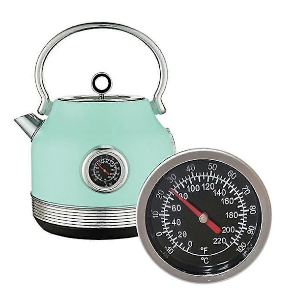 Rustfrit termometer 1/4 NPT gevindforbindelse -10-100/0-220F skivetermometer