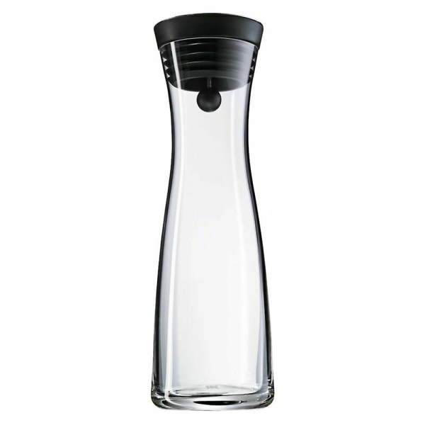 Vandkaraffel 1,8L høj borosilikatglasflaske Basic vippelåg