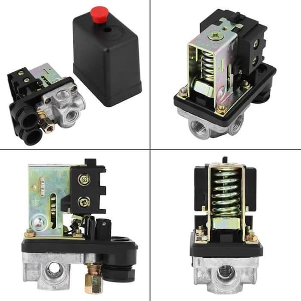 240V 16A luftkompressorafbryderkontrol, luftkompressortrykknap, til industrielt tilbehør