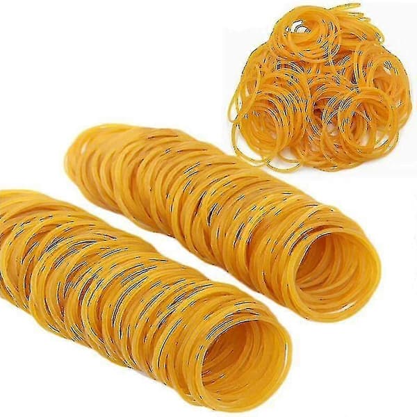 Elastikker 800 Stykker Elastik Stor Elastikker Store Elastikker Elastiske Elastikker Til Skole Hjemmekontor Gul