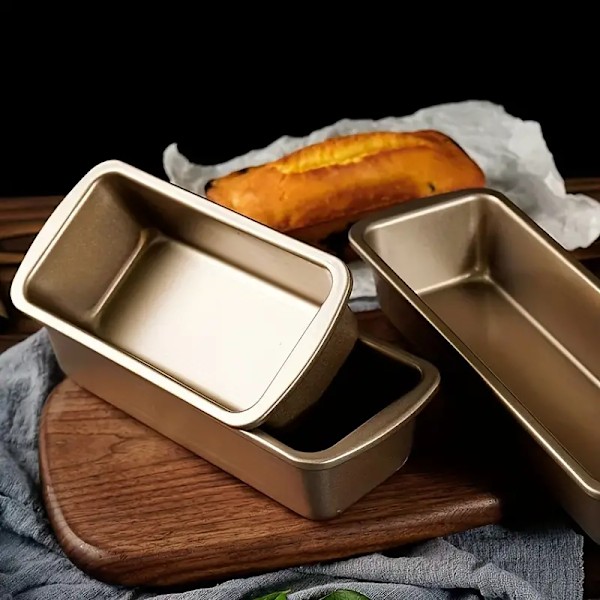 1. Nonstick-brødpanne, brødform for brødbaking, bakeformer for brød, ristet brødform, rektangulær bakeplate for steking av kaker i ovnen M